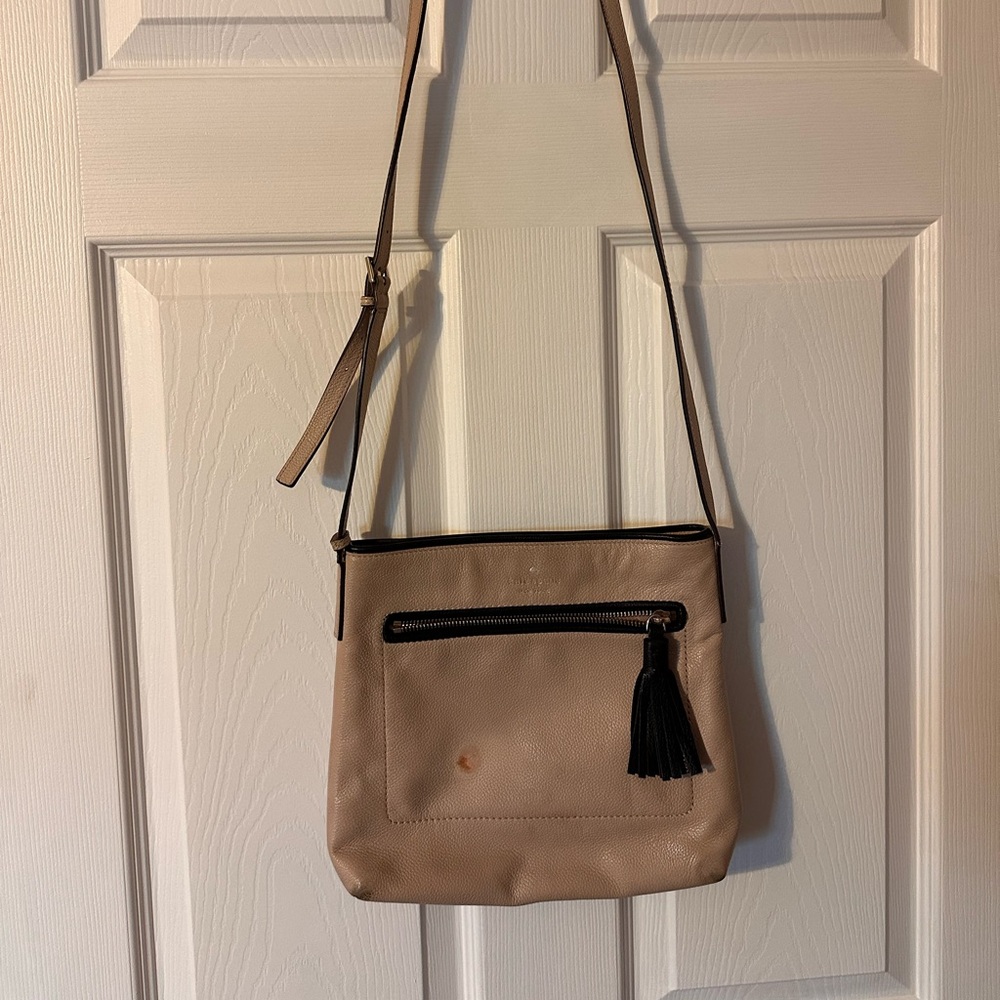 Kate Spade taupe purse